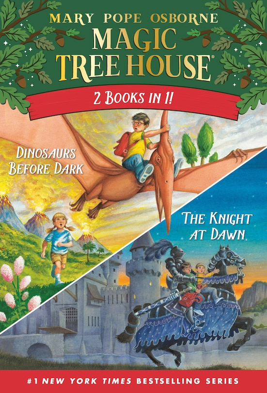 Front cover_Magic Tree House 2-in-1 Bindup: Dinosaurs Before Dark/The Knight at Dawn