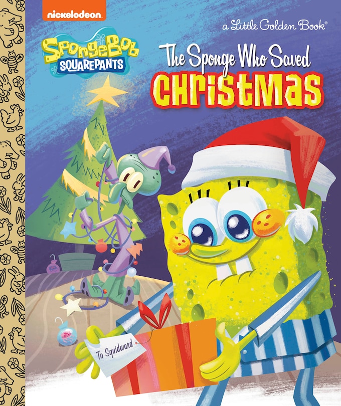 Front cover_The Sponge Who Saved Christmas (SpongeBob SquarePants)