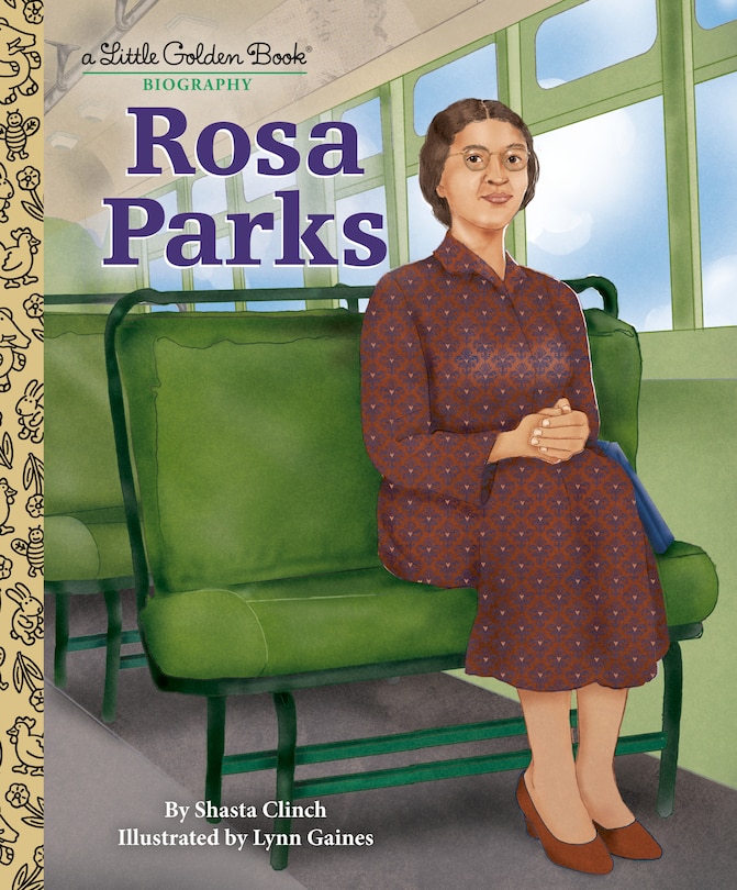 Front cover_Rosa Parks: A Little Golden Book Biography