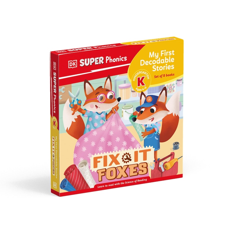 Front cover_DK Super Phonics My First Decodable Stories Fix-It Foxes