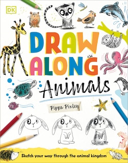 Front cover_Draw Along Animals