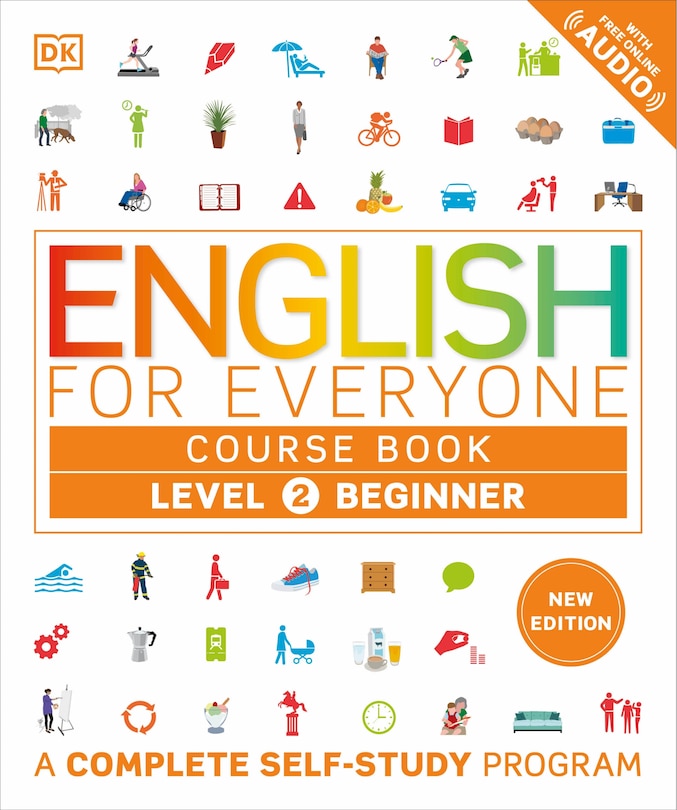 Front cover_English for Everyone Course Book Level 2 Beginner