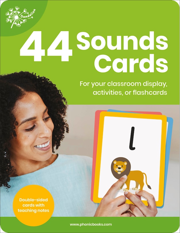 Front cover_Phonic Books Dandelion 44 Sounds Cards