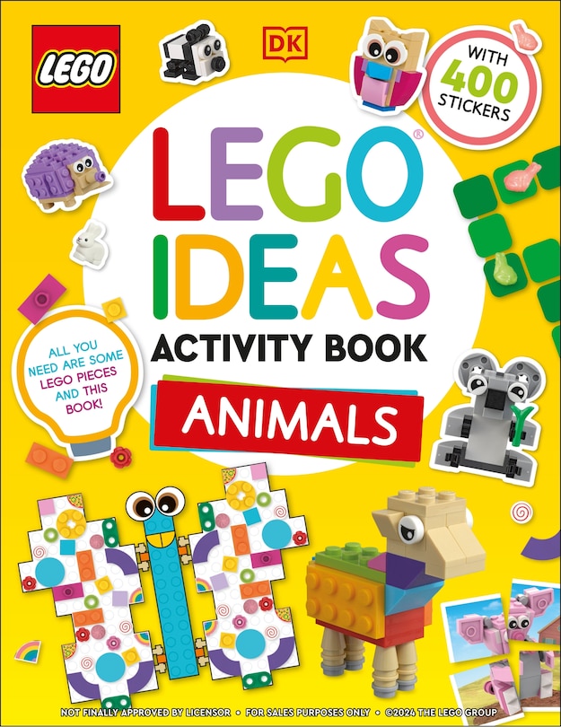 Front cover_LEGO Ideas Activity Book Animals