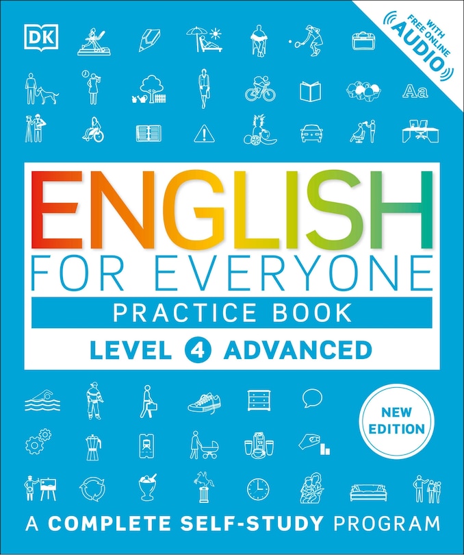 Front cover_English for Everyone Practice Book Level 4 Advanced