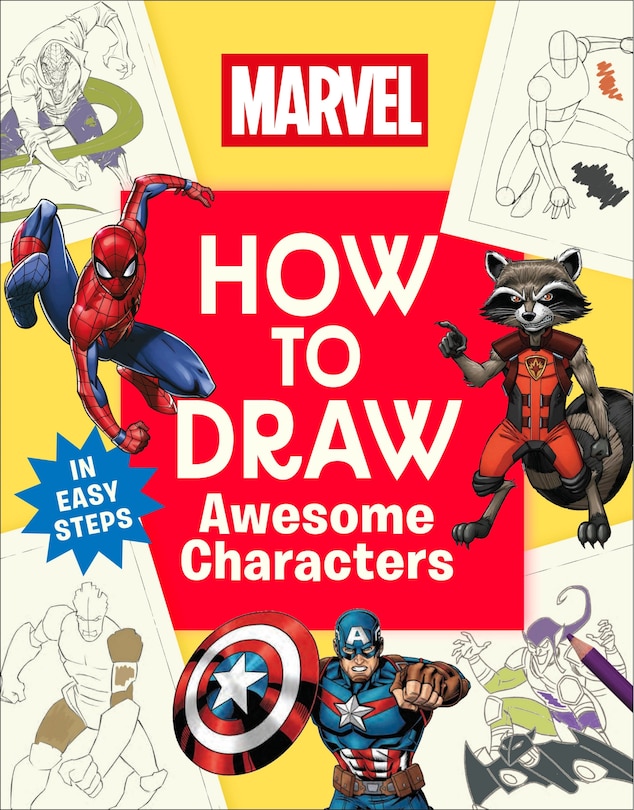 Front cover_Marvel How to Draw Awesome Characters