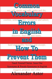 Front cover_Common Vocabulary Errors in English and How to Prevent Them