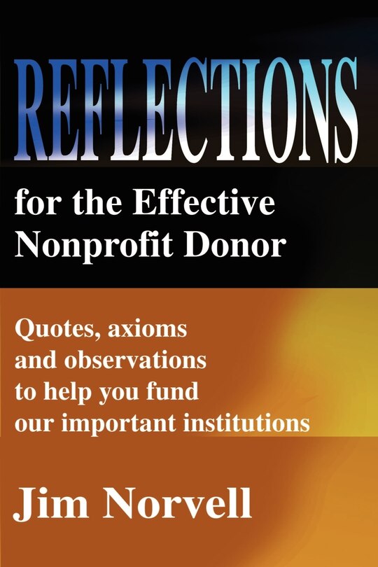 Couverture_Reflections for the Effective Nonprofit Donor