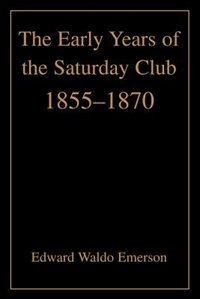 Front cover_The Early Years of the Saturday Club