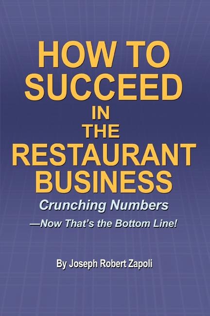 Couverture_How to Succeed in the Restaurant Business