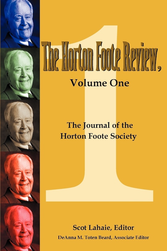 Couverture_The Horton Foote Review, Volume One