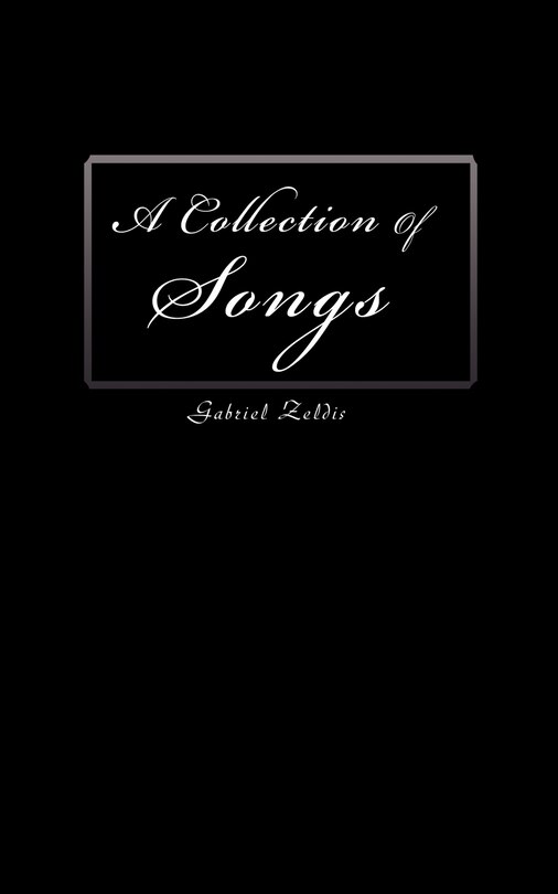 Front cover_A Collection Of Songs