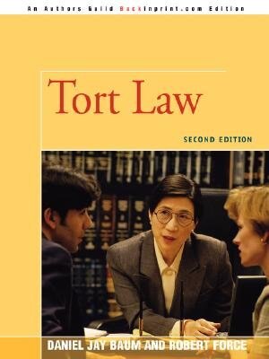 Front cover_Tort Law