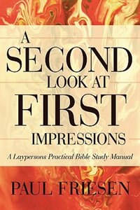 Front cover_A Second Look at First Impressions
