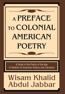 Front cover_A Preface to Colonial American Poetry