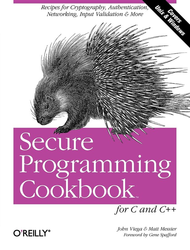 Front cover_Secure Programming Cookbook for C and C++