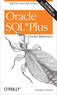 Couverture_Oracle Sql*plus Pocket Reference