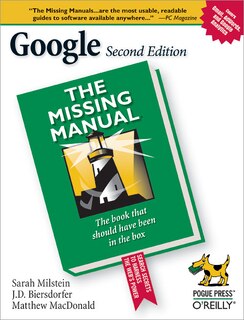 Front cover_Google: The Missing Manual