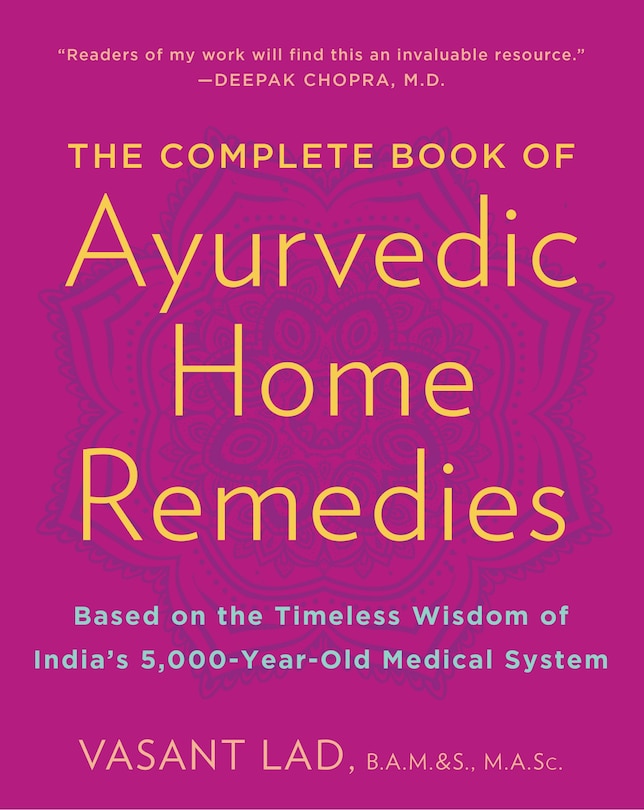 Front cover_The Complete Book Of Ayurvedic Home Remedies