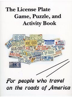 Front cover_The License Plate Game, Puzzle & Activity Book