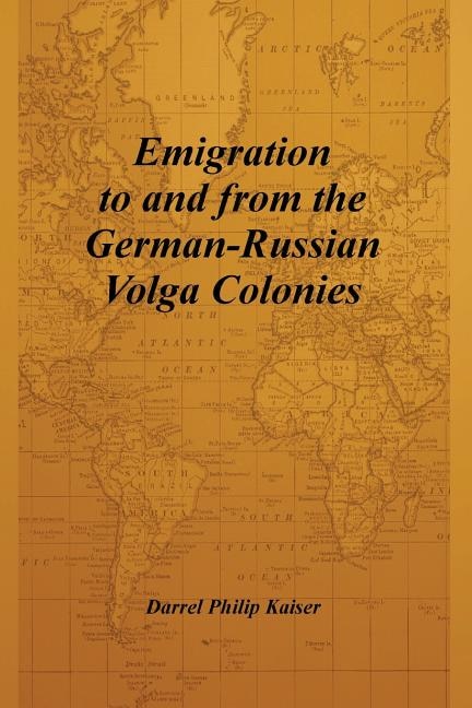 Couverture_Emigration To And From The German-russian Volga Colonies