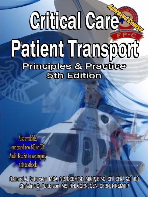 Couverture_Critical Care Patient Transport, Principles and Practice