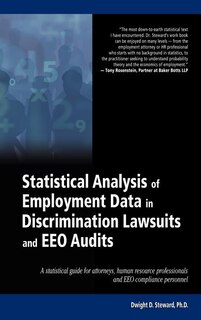Couverture_Statistical Analysis of Employment Data in Discrimination Lawsuits and EEO Audits