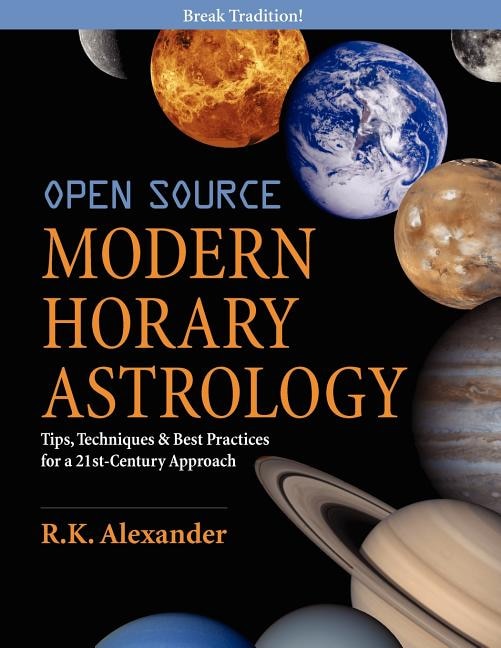 Front cover_Open Source Modern Horary Astrology