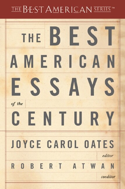 Front cover_The Best American Essays Of The Century