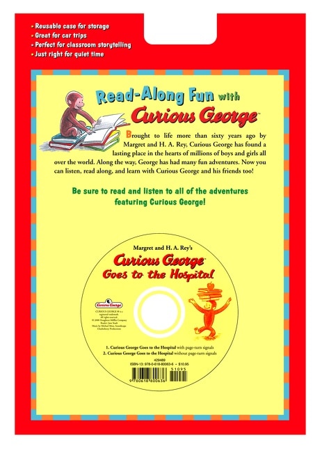 Front cover_Curious George Goes to the Hospital Book & Cd