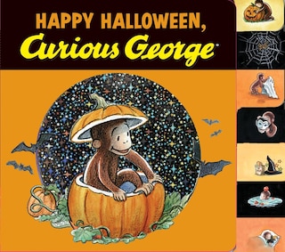 Front cover_Happy Halloween, Curious George Tabbed Board Book