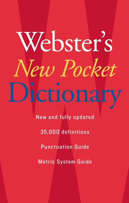 Front cover_Webster's New Pocket Dictionary