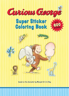 Front cover_Curious George Super Sticker Coloring Book