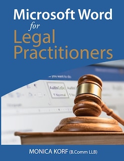 Couverture_Microsoft Word For Legal Practitioners