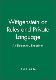 Front cover_Wittgenstein on Rules and Private Language