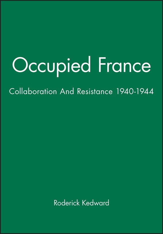 Front cover_Occupied France