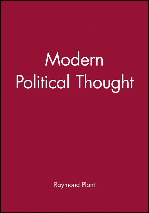 Front cover_Modern Political Thought