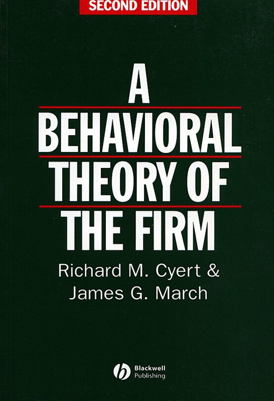 Front cover_Behavioral Theory of the Firm