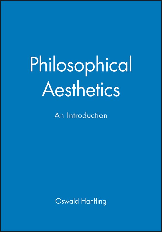 Front cover_Philosophical Aesthetics