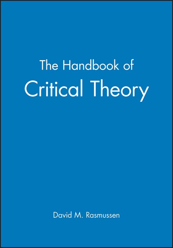 Front cover_The Handbook of Critical Theory