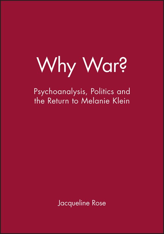 Front cover_Why War?