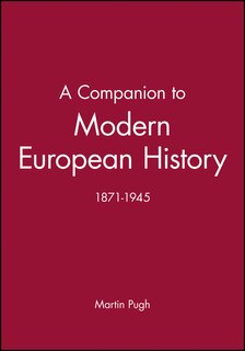 Couverture_A Companion to Modern European History