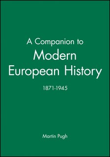 Front cover_A Companion to Modern European History