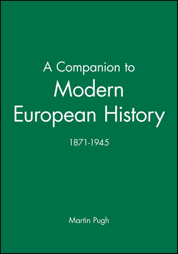 Front cover_A Companion to Modern European History