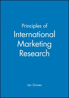 Front cover_Principles of International Marketing Research