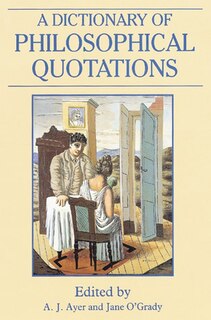 Front cover_A Dictionary of Philosophical Quotations