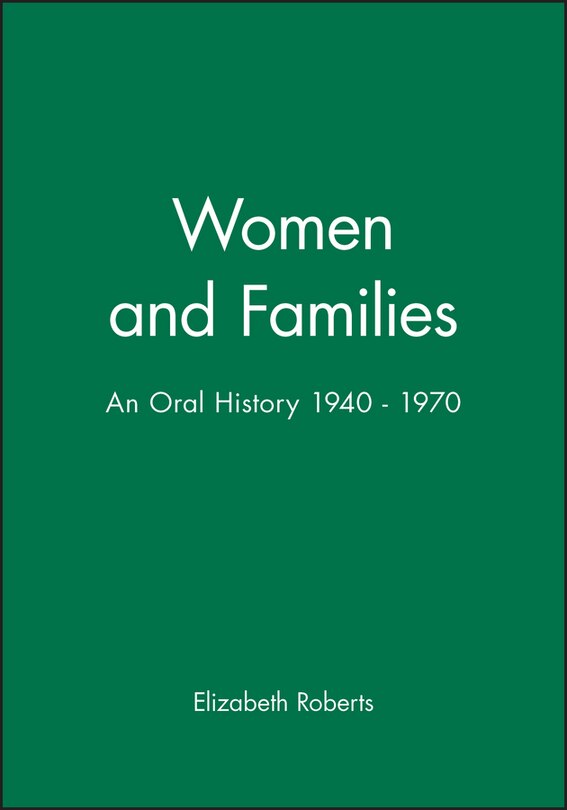 Couverture_Women and Families