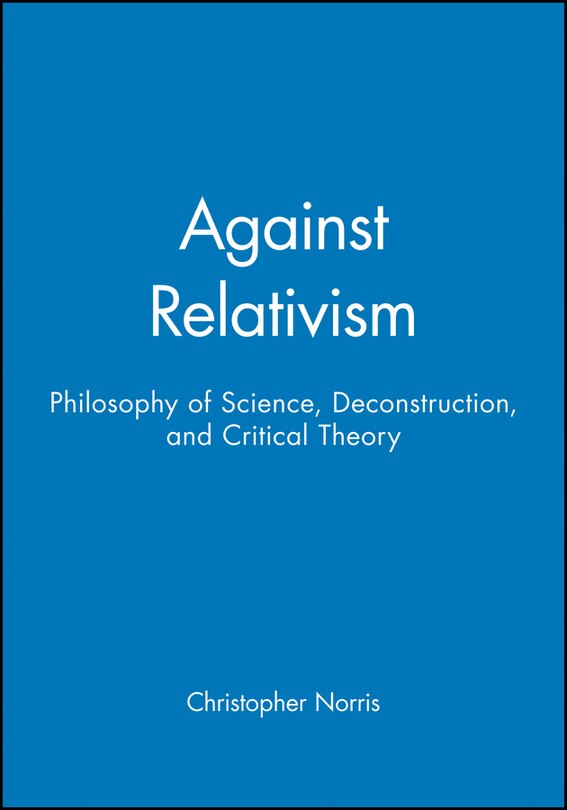 Front cover_Against Relativism