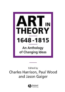 Front cover_Art in Theory 1648-1815