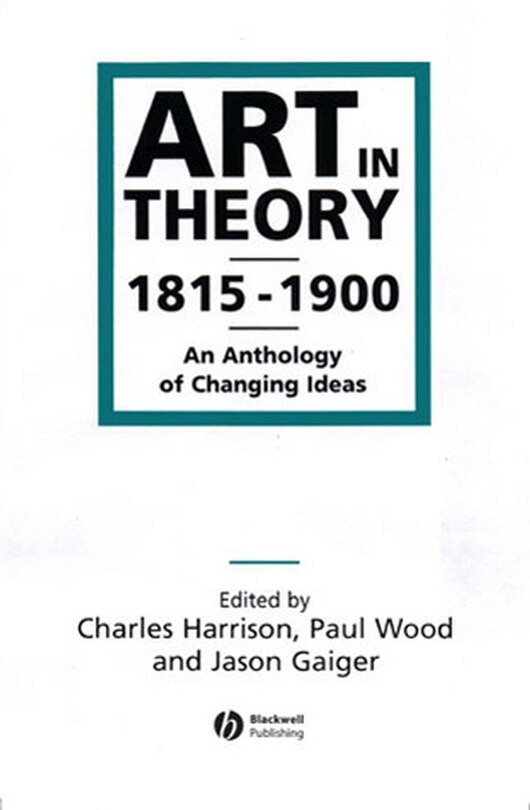 Front cover_Art in Theory 1815-1900